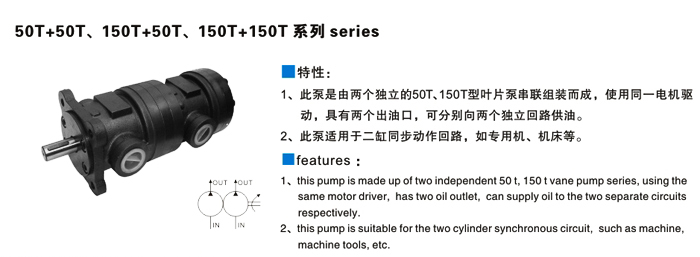 50T叶片泵 150T叶片泵|液压叶片泵|定量叶片泵