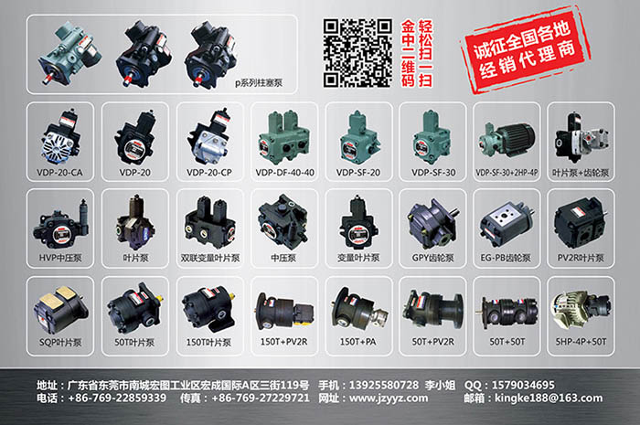 高低压组合泵 电机泵组 台湾金中液压 新年上班